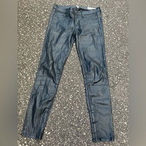 Rag & Bone Women Legging Zipper Black Size 29” Navy Seal